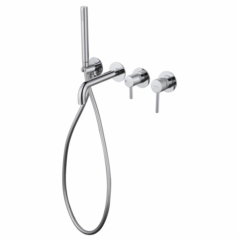 Смеситель ABBER Wasser Kreis AF8130 для ванны скрытого монтажа, хром фото 2