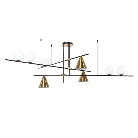 Люстра на штанге Arte Lamp JACOB A7029PL-9BK фото 1