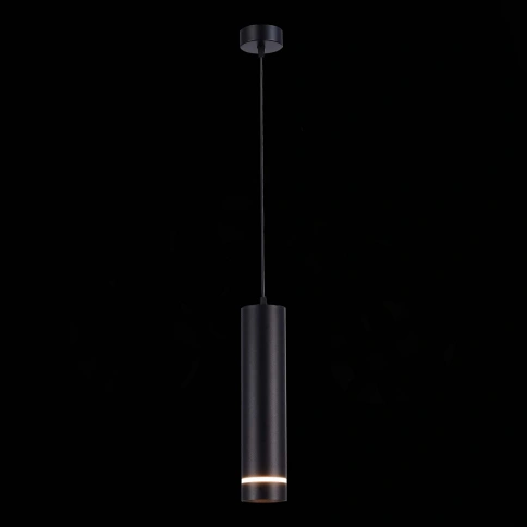 ST115.443.12 Светильник подвесной Черный LED 1*12W 4000K 936Lm Ra>90 120° IP20 D80xH300 165-265V фото 1