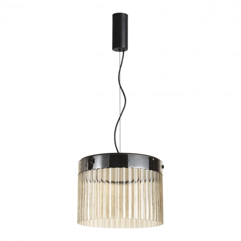 5047/24L L-VISION ODL24 439 черный/светл.янтарный/металл/стекло Подвес LED 24W 4000К 2715Лм PILLARI фото 2