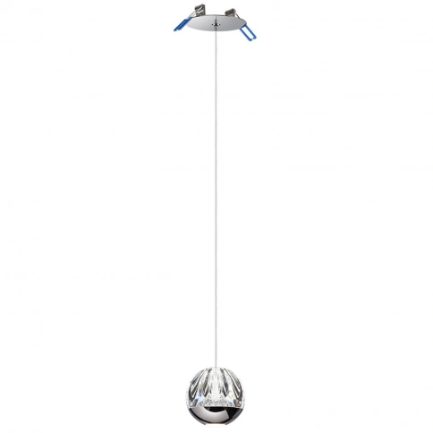 5100/5L L-VISION ODL25 хром/прозрачный/акрил Подвес "2 в 1" LED 5W 4000K 300Лм SONO фото 3