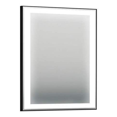 Зеркало ORKA Lisbon TR3001 65x75 c LED подсветкой, черный матовый фото 1