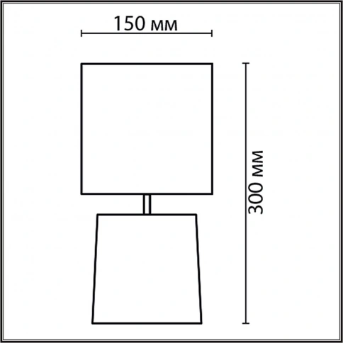 8158/1T MODERNI LN25 000 бежевый, керамика/текстиль Настольная лампа Е14 1*40W 220V TANITA фото 1