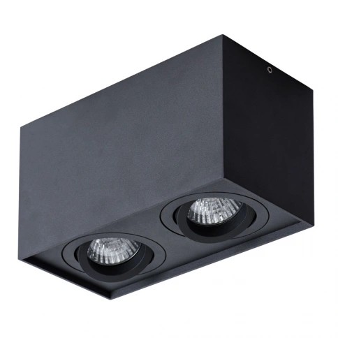Точечный накладной светильник Arte Lamp FACTOR A5544PL-2BK фото 1