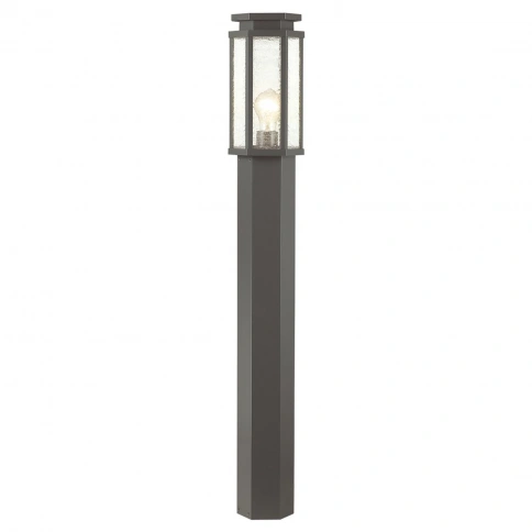 4048/1F NATURE ODL18 743 темно-серый/белый Уличный светильник, 100см IP44 E27 100W 220V GINO фото 2