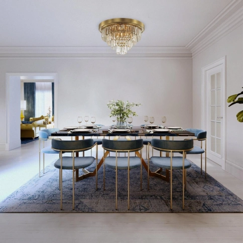 5257/6C CLASSI LN23 84 латунь Люстра потолочная E14 6*40W 220V ZAHA фото 3
