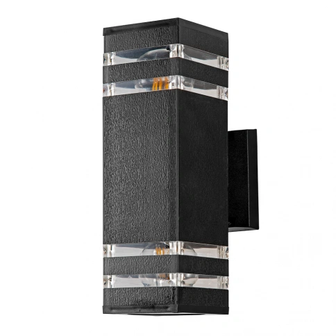 Уличный настенный светильник Arte Lamp HADAR A4421AL-2BK фото 1
