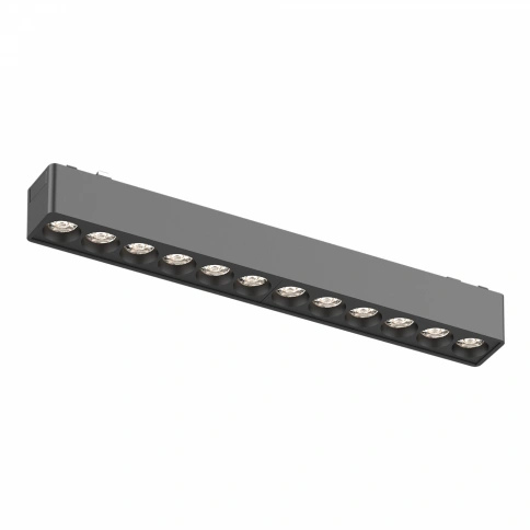 ST673.436.12 Магнитный трековый светильник Черный LED 1*12W 3000K 710Lm Ra>90 36° IP20 L230xW26xH24 фото 1