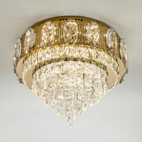Потолочная люстра LED4U L9438-500 GD с функцией УД фото 2