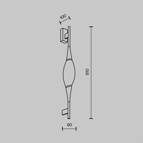 Настенный светильник MODESTYLE MS.88921.01 GD фото 2
