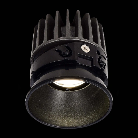 ST851.448.07 Светодиодный модуль Черный LED 1*7W 4000K 560Lm Ra90 36° IP20 D69xH75 220-240V(глянец) фото 1