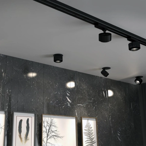 358944 SPOT NT22 456 черный Светильник встраиваемый светодиодный IP20 LED 4000К 18W 220V EDDY фото 2