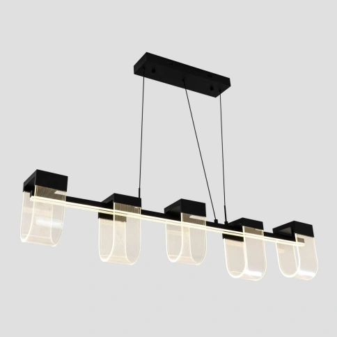 Подвесной cветильник LED4U L7707-1200 BK фото 2