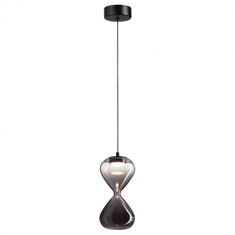 5092/4L PENDANT ODL25 415 черный/прозрачн/дымчатый градиент/металл/стекло Подвес LED 4W 4000K 388Лм  фото 3