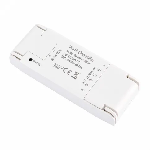 ST9000.500.01RGBCW WI-FI контроллер RGBCW 8A,DC12-24 V, L115 × W45 × H18 мм фото 1