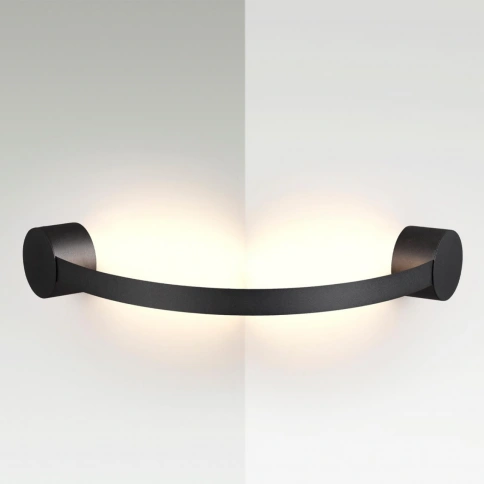 6667/12WL HIGHTECH ODL24 317 металл/черный Настенный гибкий светильник IP20 LED 12W 3000K STICH фото 3
