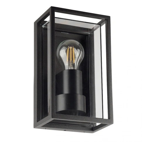 Уличный настенный светильник Arte Lamp MARFIK A2322AL-1BK фото 1
