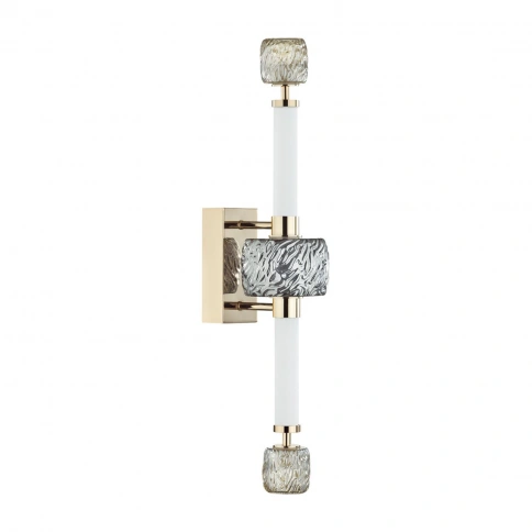 5426/28WL L-VISION ODL_EX24 131 золотой/белый/дымчатый/коньячный/металл/стекло/акрил Бра LED 28W 300 фото 2
