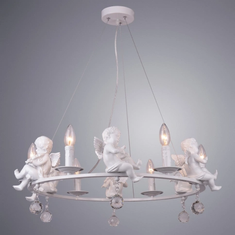 Подвесная люстра Arte Lamp AMUR A4288LM-6WH фото 1