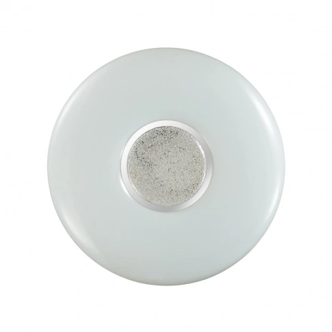 2074/DL PALE SN 069 Светильник пластик/белый/хром/прозрачный LED 48Вт 3000-6300K D410 IP43 пульт ДУ  фото 1