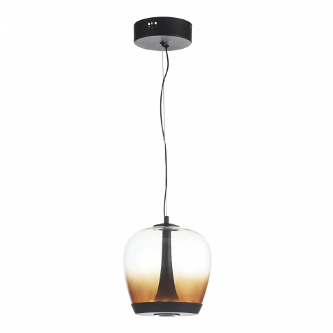 SL6014.413.01 Светильник подвесной ST-Luce Черный/Коричневый, Черный LED 1*17W 3000K фото 1