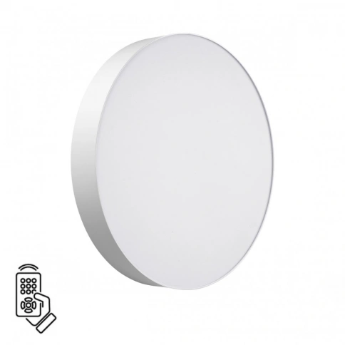 7779/EL BASICA SN 000 Светильник пластик/белый LED 70Вт 3000-6000К D490 IP43 пульт ДУ OPTIMA фото 1