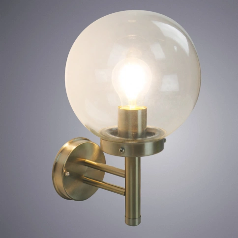 Уличный настенный светильник Arte Lamp GAZEBO A8365AL-1SS фото 1