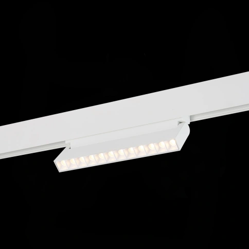 ST364.536.12 Магнитный трековый светильник белый LED 1*12W 3000K 1 009Lm Ra>80 36° IP20 L219xW22xH10 фото 1
