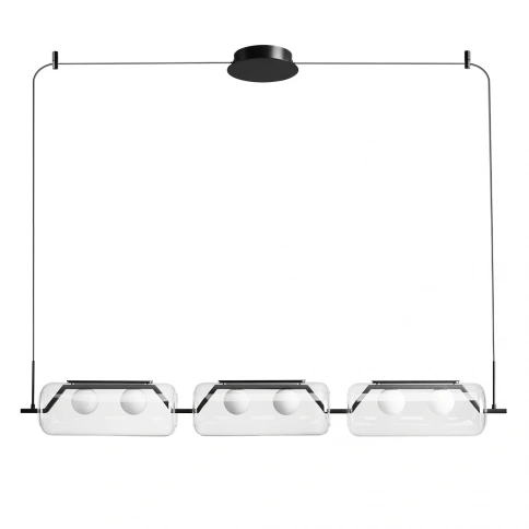 Подвесной светильник Arte lamp GENEVA A2341SP-6BK фото 1