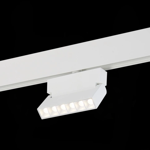 ST362.546.06 Магнитный трековый светильник белый LED 1*6W 4000K 532Lm Ra>80 36° IP20 L120xW22xH134 4 фото 1