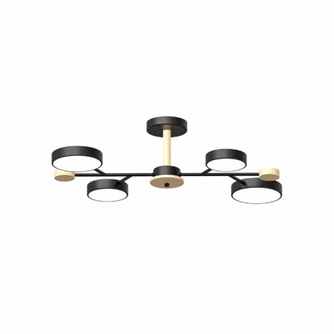 Потолочный cветильник LED4U L3213-670 BK фото 1