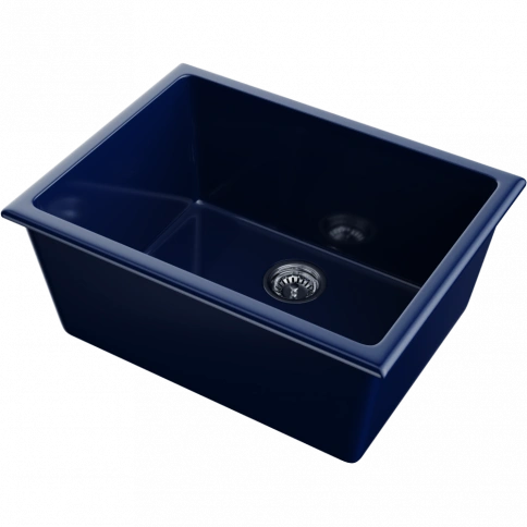 Мойка Okinoshima 61-U/I-IB Glossy Natceramic/indigo blue глянцевый фото 1