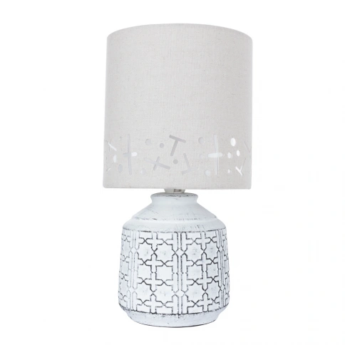 Декоративная настольная лампа Arte Lamp BUNDA A4007LT-1WH фото 1