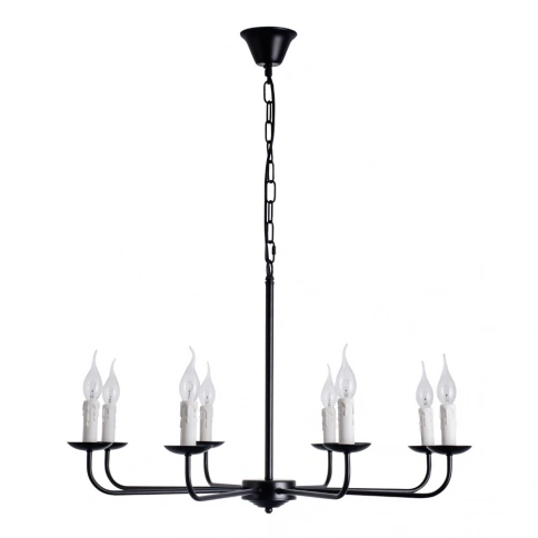 Подвесная люстра Arte Lamp GRAFF A1857LM-8BK фото 1