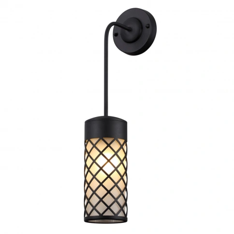 4834/1W NATURE ODL21 742 черный/стекло Ландшафтный настенный светильник E27 1*60W IP44 DUNES фото 3