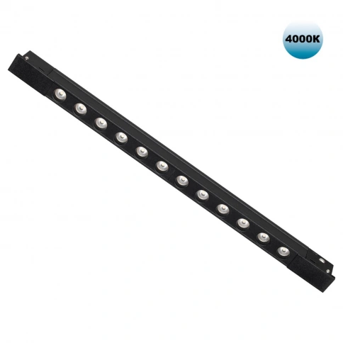359433 SHINO NT24 126 черный Трековый светильник для низковольт. шинопровода арт. 135179-135180 IP20 фото 2