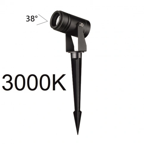 6647/10GL3 NATURE ODL24 725 черный/металл Уличный светильник IP67 LED 10W 3000K 38° AC85-265V STIMA фото 2