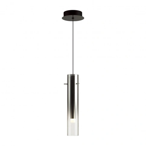 5062/5L PENDANT ODL24 453 черный/темн.хром/металл/стекло Подвес LED 5W 3000K SHINY фото 2