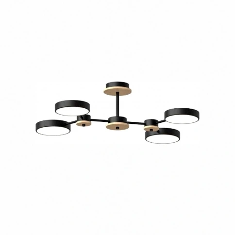 Потолочный cветильник LED4U L3215-630 BK фото 1
