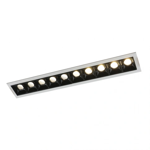 Точечный встраиваемый светильник Arte Lamp GRILL A3153PL-10BK фото 1