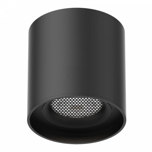 ST678.446.06 Магнитный трековый светильник Черный LED 1*6W 4000K 300Lm Ra>90 IP20 D75xH75 48V фото 1