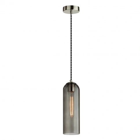 4805/1 PENDANT ODL21 483 никель/дымчатый Подвес E27 1*60W VOSTI фото 3