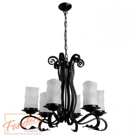 Подвесная люстра Arte Lamp SCROLL A7915LM-6BK фото 1
