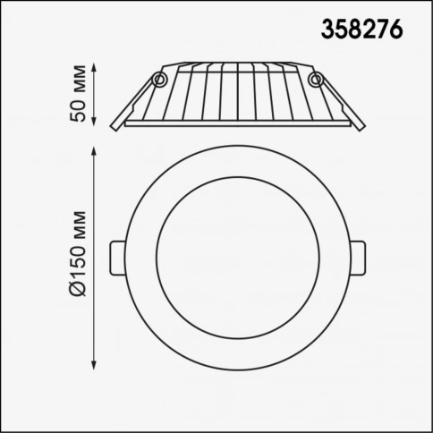 358276 SPOT NT19 494 белый Встраиваемый светильник IP20 LED 4000K 12W 100-240V GESSO фото 1