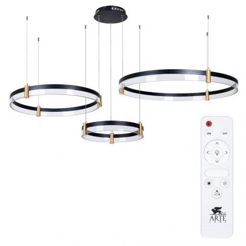 Подвесная люстра Arte Lamp MERCURY A2185SP-3BK фото 1