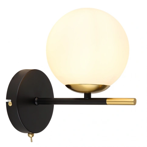 Бра Arte Lamp ALCOR A2224AP-1BK фото 1