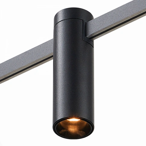 ST810.446.05 Магнитный трековый светильник FARM Черный LED 1*5W 4000K 227Lm Ra90 60 IP20 D35xH112 2 фото 1