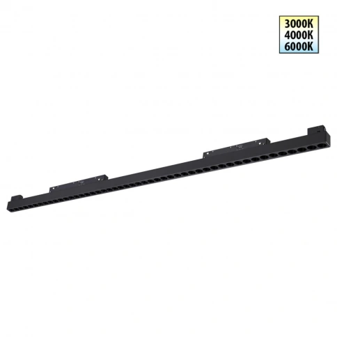 359627 SHINO NT25 000 черный Трековый светильник для низков. шинопровода с переключ. цв. темпер. IP2 фото 2