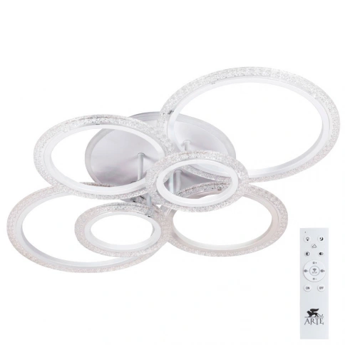 Потолочная люстра Arte Lamp CAMELIA A2516PL-90WH фото 1