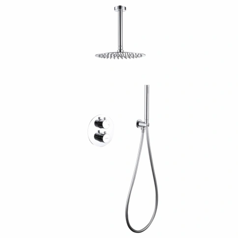 Душевая система ABBER Wasser Kreis AF8121 скрытого монтажа без излива, хром фото 1